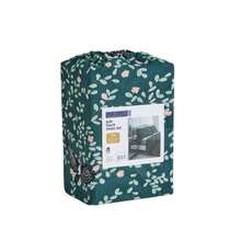 Soft Printed Sheet Set Fitted And Flat Bed Sheet With Pillowcases All Season Bedding - Lettie Green - View 3