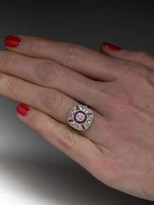 1 chiếc nhẫn Cubic Zirconia lộng lẫy dành cho nữ, thích hợp làm quà tặng đám cưới, lễ đính hôn, kỷ niệm, tiệc tùng hoặc ngày Valentine. - 1 # - Xem 4