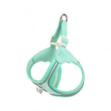 Neue weiche & leichte Einstieg-Hundegeschirr, atmungsaktiver Mesh-Brustgurt mit reflektierender Sicherheit, praktisch für das Spazierengehen von kleinen Hunden & Katzen Outdoor - Verschiedenfarbig - Übersicht 21