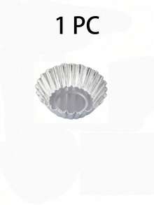 20pcs Reusable Aluminum Tart Molds, Suitable For Making Muffins, Cupcakes, Puddings, Non-Stick Baking Tray, 7cm Silver Baking Tools, Cake & Pastry Molds - Multicolor - View 15