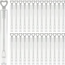 20/48/60 Stücke weiße herzförmige Seifenblasen-Stäbe, Mini Seifenblasen-Sticks als Partyfavors, geeignet für Valentinstag, Hochzeit, Geburtstagsfeier, Heiratsanträge - ohne Seifenblasenflüssigkeit, ideal für Valentinstag (leere Röhre, keine Seifenblasenflüssigkeit) - Verschiedenfarbig - Übersicht 5