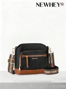 女士防水真皮斜挎包 单肩包 手提包 斜挎包 旅行包 - 彩色 - 查看 12