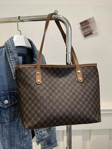 大容量女士通勤包，个性化手提包，2026新款精致小众单肩包，高品质女士包 - 彩色 - 查看 10