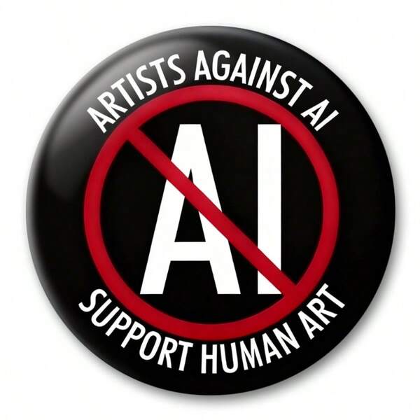 2 piezas de broches de moda de última con diseño de IA y 2D, insignia de dibujos animados unisex redonda, adecuada como accesorio para ropa, mochila, sombrero para amigos, colegas y compañeros de clase, ideas interesantes para diversas ocasiones