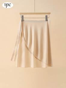 50厘米女士芭蕾舞裙，成人连体芭蕾舞裙，蕾丝系带腰身，裹身裙，适合瑜伽、拉丁舞训练，也适合舞蹈老师穿着。 - 彩色 - 查看 15