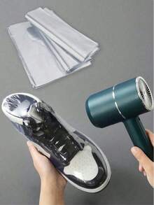 100pcs Heat Shrink Wrap Bags,Shrinkable Film,PVC Transparent Sealing Film,Dustproof Hot Shrink Film Bag,Odorless Clear Packaging Homemade DIY,Vacuum Storage Bags,Clear Flat Cello/Cellophane Treat Bags,Home Storage Bag Gift Bag,Suitable For Pastry,Bakery,Cookie,Candy And Dessert,Bath Bombs,Makeup, Candles,Small Gifts,Jars,Bedroom, Travel, Office,Kitchen, Bathroom, Household Items,Soap Sleeve Packaging,Shoes - White - View 6