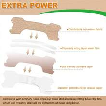 10/20/30pcs Blue & Purple Disposable Nose Vents, One-Time Use Dilator Strips To Expand Passage And Improve Breathing - Multicolor - View 5