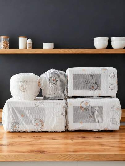 10/20/30pcs Non-Woven Fabric Reusable Dust Cover, Suitable For Small Appliances, Oven, Microwave, Floor Fan, Blender, Toaster, Air Fryer, , Pressure Cooker - 1 Set,Women's Day,Travel Essentials,Wedding Favours,Y2k,Bedroom,Car Accessories Women,Kitchen Deccor,Kitchen Decor,Household Items