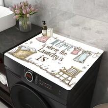 The Top Covers Of The Washing Machine And Dryer, As Well As The Anti-Slip Pads For The Dryer, Are Made Of Soft, Breathable, And Wear-Resistant Functional Fabrics. They Can Protect The Top Of The Washing Machine And Dryer, Resist Dust And Ultraviolet Rays, And Extend The Service Life Of The Appliances. - A - View 10