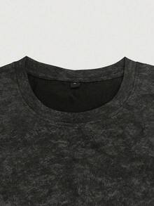 Áo thun ngắn tay in họa tiết graffiti GRDR dành cho nam, thời trang mùa hè. - Xám - Xem 3