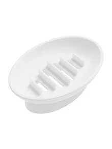1pc Silicone Non-Slip Soap Dish With Drainage Holes, Shower And Bathroom Soap Holder, Flexible Soap Tray To Keep Soap Dry And Extend Its Lifespan - Multicolor - View 6