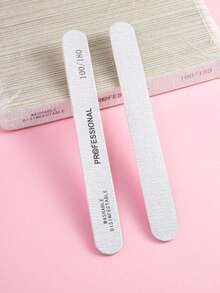 10/5PCS Nail File And Buffer Set - Professional Manicure Tools Kit With 100/180 Grit, Portable Nail Care Kit For Home/Salon,Strip Shape - Multicolor - View 9