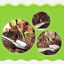 2pcs/Set Stainless Steel Flower Pot, Trowel, Rake Gardening Tool Set For Potted Plants And Flowers - 2-piece Garden Rake Set - View 7