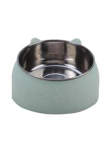 15 Degree Tilted 200ml Stainless Steel Pet Bowl With Non-Slip Base, Protects Pets' Neck - 400ML - View 8