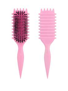 Hair brushes-EU+UK 2026 New Teal Curl Defining Hair Brush With Flexible Detangling & Grip Handle - For Wet Hair Care, Shine & Shape Boosting, Ideal For Curly Hair Women, Daily Use, Back To School & Travel Essentials - Square - View 15