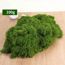 1包100克人造苔藓，仿真苔藓，适用于家居装饰、微缩景观、草坪微景观、盆栽植物和景观装饰，也适用于情人节、婚礼、生日派对装饰。 - 仿真苔蘚 - 查看 12