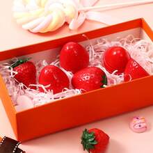 1/4 草莓味润唇膏，丰盈双唇，持久保湿，滋养呵护，修护女性唇纹，完美的圣诞节和万圣节礼物 - 多樣化口味 - 查看 1