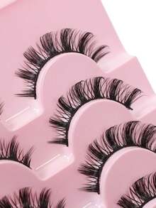 7 Pairs Of New DD Curled Russian Curled Fake Eyelashes With Large Curvature Curled Fake Eyelashes In Europe And America With Dense Fake Eyelashes - Fluffy Lashes - View 6
