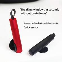 1pc Car Emergency Escape Tool, Window Breaker, Safety Hammer, Metal Car Window Breaker, Compact And Space-Saving, Quick Window Shatter! - A - View 7