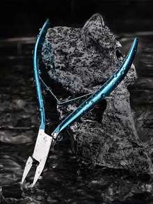 Straight Edge Stainless Steel Nail Clipper | Classic Manicure & Pedicure Tool, Anti-Ingrown Design, Ideal For Salons And Home Use - Multicolor - View 2