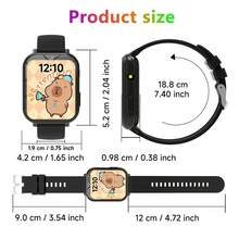 智能游戏手表，带摄像头、相册、录像机、18款内置游戏、计算器、日历、LED灯，是完美的节日礼物！ - 彩色 - 查看 7
