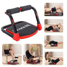 LIPETY Multi-Functional Ab Trainer, Mini Home Sit-Up Assistant, Portable Lazy Fitness Equipment For Abdominal Workout - 紅色 - 查看 1