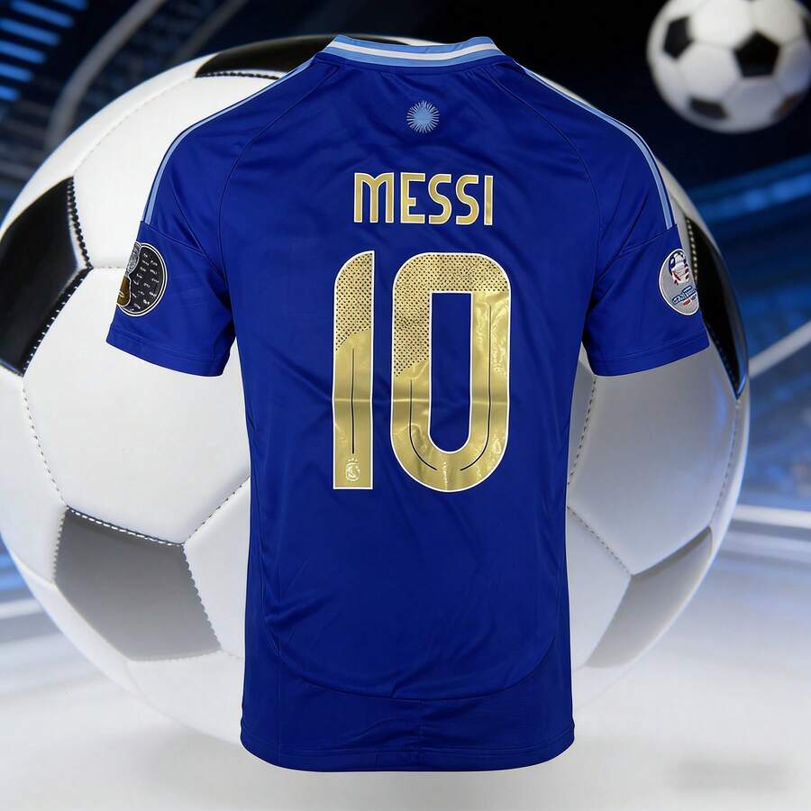 Argentina 2024 Copa America Away Jersey#10 PM2W - Default - View 1
