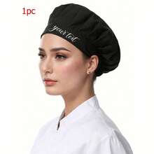 Customized Text Baker/Chef Hat, Adjustable Personalized Name Chef Hat, Professional Chef Hat, Baking Enthusiast Chef Hat Gift, Chef Gift - A - View 9