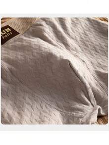 3条装男士纯棉内裤，柔软舒适，中等弹力，纯色设计，适合跑步和夏季穿着，性感舒适贴身 - 彩色 - 查看 7