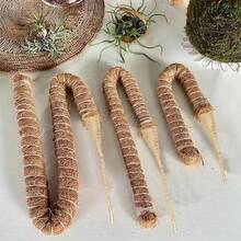 柔軟苔蘚椰殼攀爬桿 植物攀爬支撐 延長桿 棕櫚藤 適用於室內陽台花園庭院花卉裝飾 - 1Pc - 查看 10