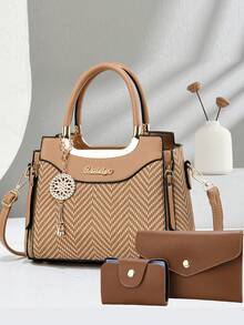 Women's Handbag, Light Luxury, Exclusive And High-End, New Fashionable And Stylish, Presbyopia Shoulder Crossbody Bag - Blue - View 4