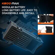 AXNEN K500 MAX 四轴飞行器无人机，特技飞行，360° 翻滚，气压定高，自动悬停，抗撞，易于操控的遥控滑翔机 - 万圣节/圣诞节礼物 - 彩色 - 查看 3