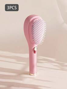 1支自清洁伸缩按摩发梳，神奇发梳，清洁头发碎屑和头皮，防静电头皮按摩便携梳，蓬松造型，适合居家和沙龙使用，造型轻松，手柄舒适，适合所有发质，旅行必备，情人节女士礼物 - 彩色 - 查看 20