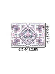 图案桌垫，适用于家庭和办公室的加长型大型鼠标垫、大型游戏鼠标垫、笔记本电脑键盘垫，底部采用防滑橡胶材质，边缘缝合加固。 - 彩色 - 查看 20