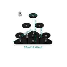 1个亚克力可拆卸展示架，可用于展示小雕像、香水、珠宝等 - 彩色 - 查看 5