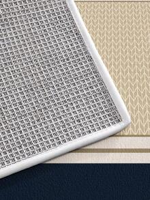 Thảm trải sàn dài kiểu dáng tối giản hiện đại, thảm lót sàn nhà bếp viền tương phản sang trọng, phù hợp cho phòng tắm, nhà bếp, ngoài trời, trong nhà, hành lang, phòng ngủ, phòng khách, có thể giặt máy. - A - Xem 8