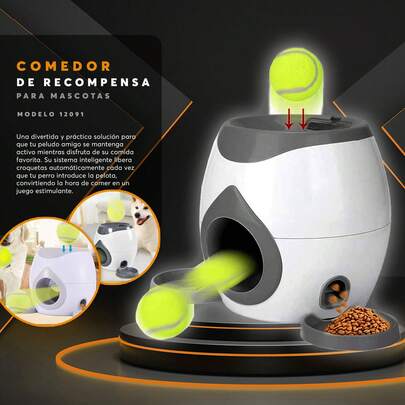 Comedero Interactivo para Perro con Pelotas, Juguete de Recompensa y Estimulación Mental Adir 12091