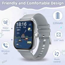 SIMSONLAB 2026 NEW 1.83-Inch HD Full Touch Screen Smart Watch For Kids & Teens, Phone Dialing/Receiving, Pedometer, Calorie Counting, Multiple Sports Modes, Message Reminder & Incoming Call Reminder, Multi-Function Smart Watch, Sporty Smart Watch Best Holiday Gifts For Boys And Girls - Multicolor - View 13