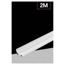 OISE ART STORE 5pz Profilo Alluminio Linea D'angolo Con Copertura Opaca Per Striscia Led 10mm Bianco Al-33 - - Multicolore - Visualizzare 2