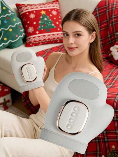 1pc Portable Wireless USB Rechargeable Smart Hand Massager, 5 Intensity Levels, Finger Massage, Intelligent Timing, Multi-Mode Massage & Heating, Ergonomic Design, Perfect For Home, Office, Gifts For Parents, Elders, Women, Men, 2026 Hot Selling Model