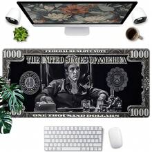 1pc Large Gangster Style Mouse Pad - Non-Slip Rubber Base, Anti-Slip Surface, Washable Desk Mat, Suitable For PC, Laptop, Gaming - Durable Rubber Construction - Multicolor - View 1