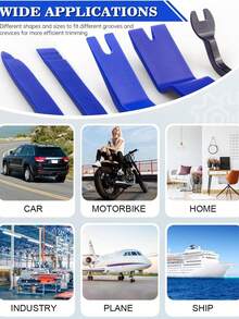 Car Auto Trim Removal Disassembly Dismantling Complete Special Tool Kit Box Set Clip Pliers Fastener Remover Automotive Stereo Removal Hand-Held Disassembly Tools Stuff Accessories Novelties Supplies Essentials - Upgraded - View 8