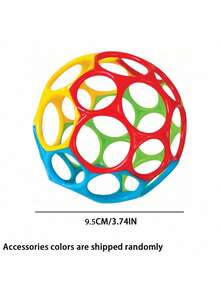 Best Newborn Gift: Soft Grip Ball Rattle - Sensory Development Toy, Enhances Hand Grasping Ability - Multicolor - View 17