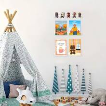 6-Piece Acrylic Wall-Mounted Shelving Set 15.75 X 4.33-Inch Floating Bookshelves Display And Storage Shelves For Bathrooms, Bedrooms, Living Rooms, And Kitchens Clear Acrylic Design - 壁掛式展示架6pcs - 查看 6