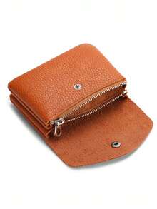 1PC Women's PU Coin Purse, Multi-Functional Large-Capacity Card Holder, Can Hold Small Accessories, Coins, Bank Cards, Lipstick, Soft Leather Wallet, Document Organizer, RFID Shielded Credit Card Holder, Anti-Theft, Perfect Gift, Travel Essential. - Multicolor - View 12