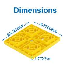 10个重型房车调平块，轮胎调平装置，露营车稳定垫，可堆叠千斤顶垫，防滑轮胎设备，轮胎升降块，房车稳定器，增强稳定性，防滑表面，轮胎平衡，适用于房车、轿车、皮卡、露营车、拖车、卡车，抗紫外线，适用于任何表面 - 10 包 - 查看 3