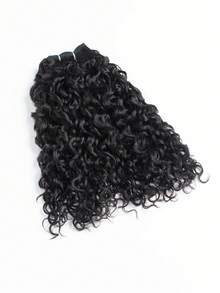 QVR QUEEN VIRGIN REMY QVR 1PC Burmese Curly Human Hair Bundles Natural Black Pixie Curl Human Hair Weave 10-20 Inch Burmese Spiral Curl Brazilian Hair Bundle With Double Strong Weft Soft Fluffy Bouncy Curly Wavy Hairpiece For Wigs Virgin Remy Human Hair - Natural Black - View 5