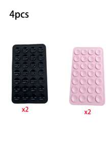 1/2/4 chiếc giá đỡ điện thoại bằng silicon, cốc hút silicon hai mặt, 24 chiếc giá đỡ ốp lưng điện thoại, giá đỡ điện thoại cầm tay, thích hợp cho chụp ảnh tự sướng và quay video. - Nhiều màu - Xem 13