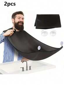 1pc Men's Shaving Cape, Waterproof Suction Cup Design, Premium Leak-Proof Shaving Apron - Adjustable Barber-Level Beard Bib, Convenient For Precise Beard Trimming, Fashionable And Elegant Design - Multicolor - View 15