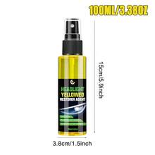 JB-XPCS Car Headlight Repair Spray - Removes Yellow Oxidation, Scratches, Fog, Instantly Brightens Front And Rear Headlights - Suitable For Car Front And Rear Lights, Prevents Yellowing And Oxidation - Effective Repair Solution - Multicolor - View 11